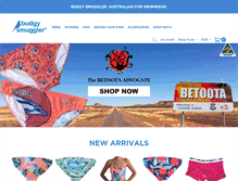 Tablet Screenshot of budgysmuggler.com.au